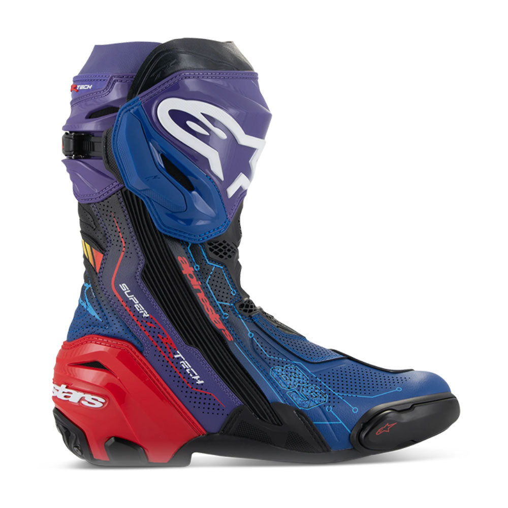 Botas Supertech R Edición Limitada Martinator R01 Ventiladas Azul Morado Rojo Negro