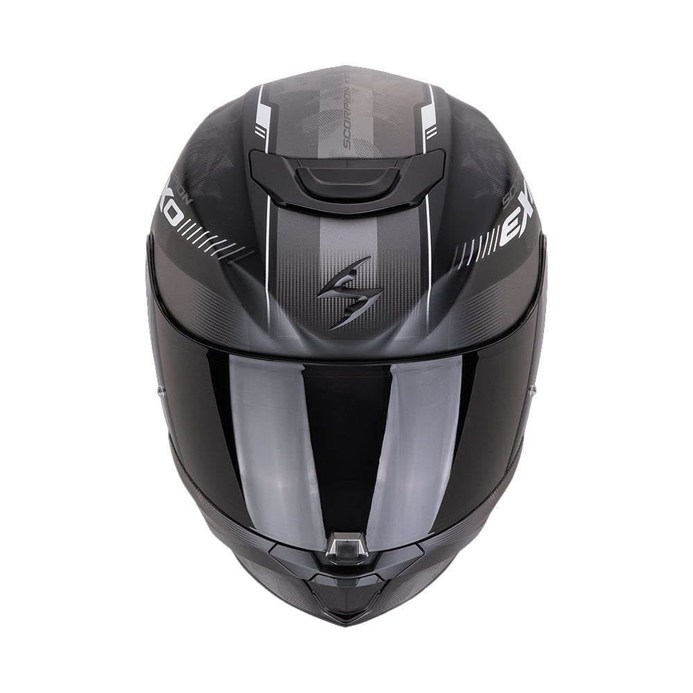CASCO SCORPION EXO-391 AVA NEGRO / SILVER Imagen secundaria del producto