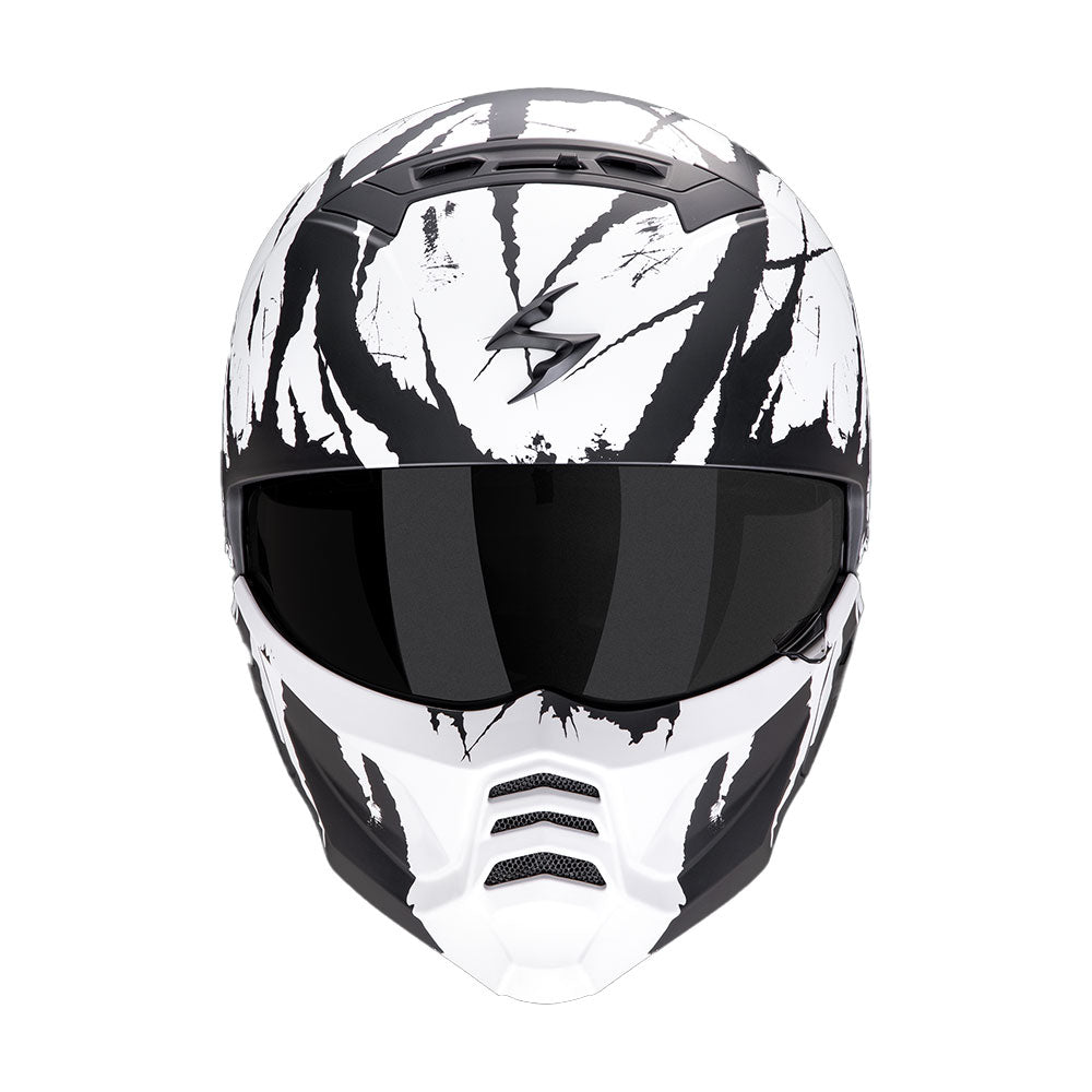 CASCO SCORPION EXO-COMBAT II MARAUDER NEGRO MATE-BLANCO Imagen secundaria del producto