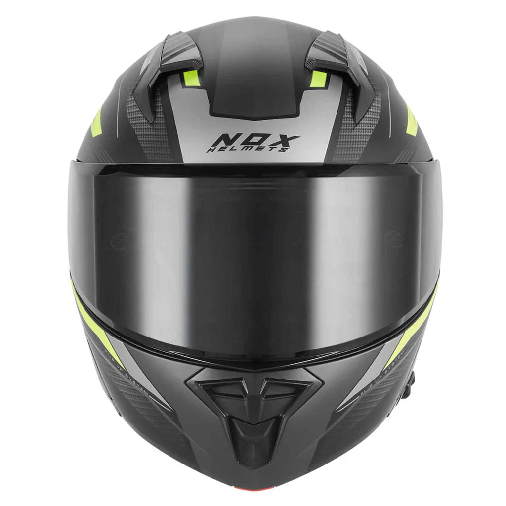 Casco Modular NOX N968 Shift  Neg / Flou