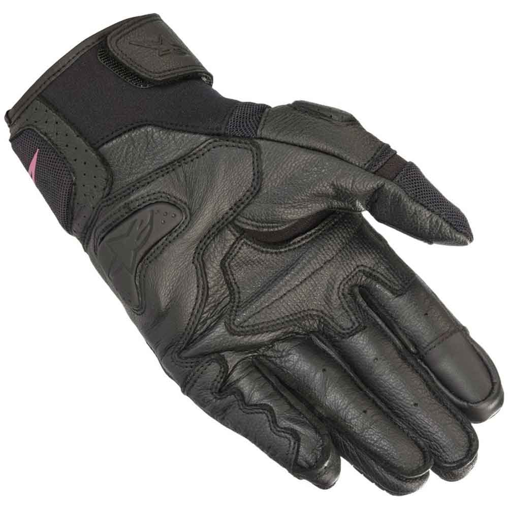 Guantes Deportivos de Moto Alpinestars para Mujer Negros y Fucsia