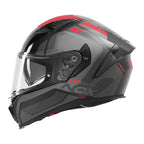 CASCO INTEGRAL NOX MENTOR N402 NEGRO ROJO