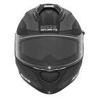 CASCO INTEGRAL REVO N304-S, NEGRO MATE Y AMARILLO