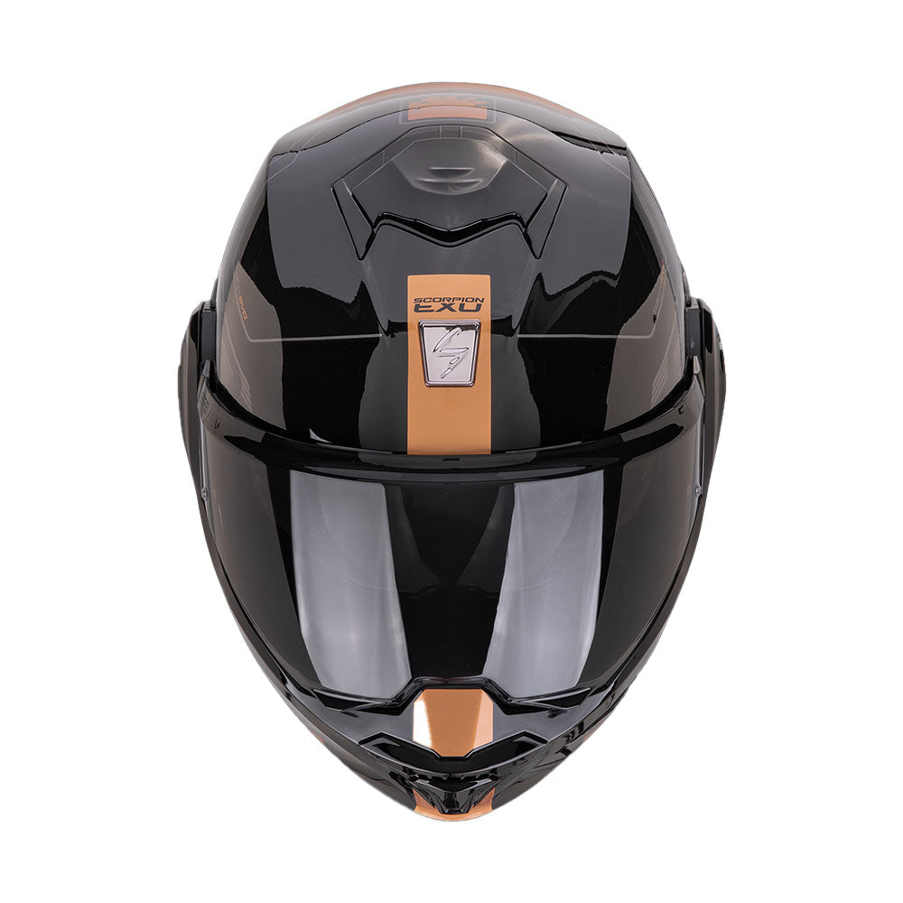 CASCO SCORPION EXO-TECH EVO TRAVELLER NEGRO-COBRE