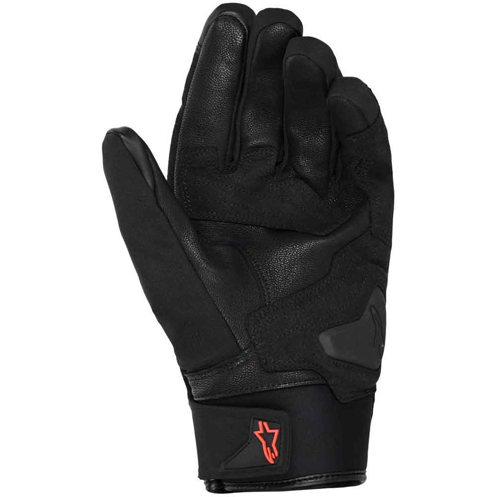 Guantes Alpinestars SP XZ WP Negros y Rojos Fluorescentes