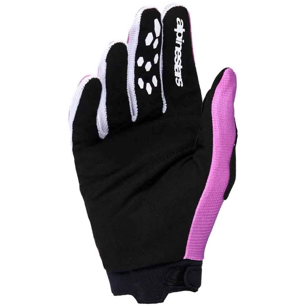 Guantes Alpinestars Stella Full Bore V2 Lady Blanco / Rosa Fluorescente / Negro 2026