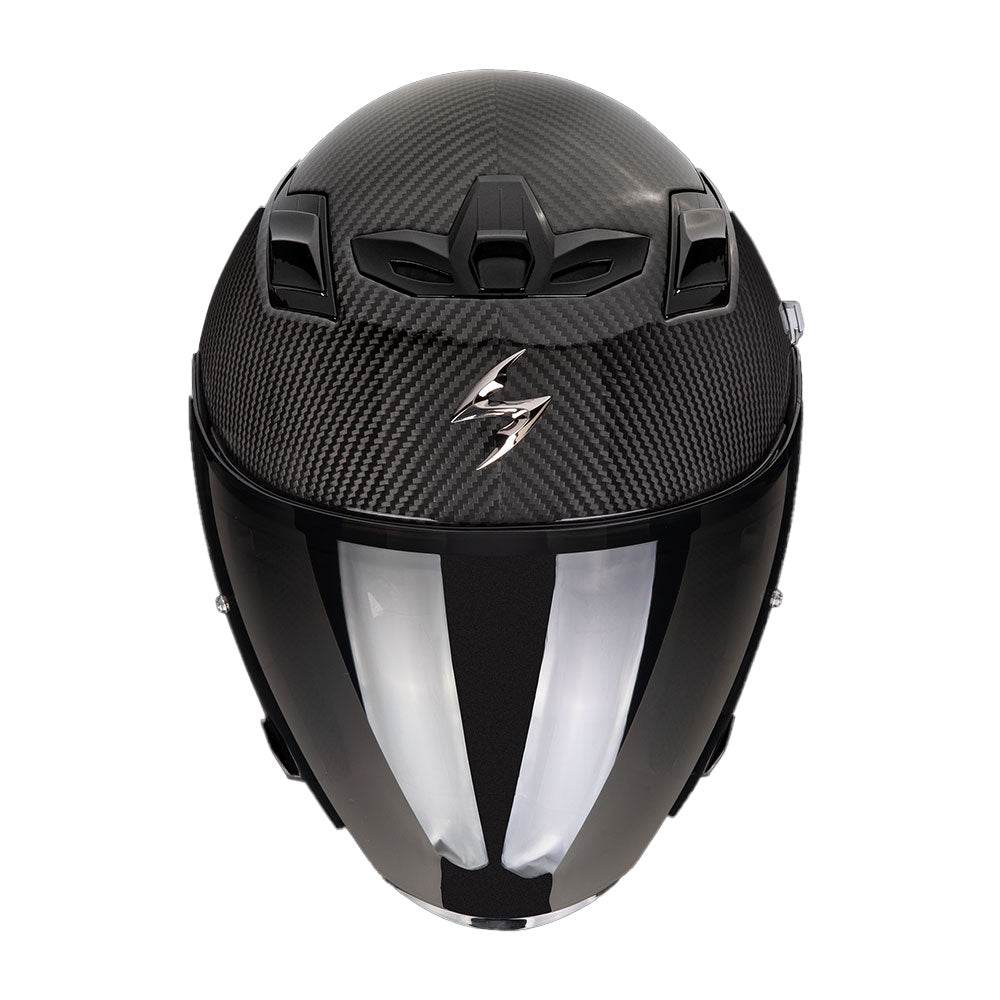 CASCO SCORPION EXO-Z1 CARBON SOLID NEGRO
