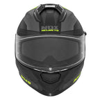 REVO N304-S CASCO INTEGRAL, NEGRO MATE Y AMARILLO