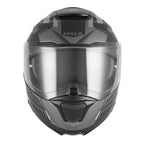 Casco Modular NOX  N967 Conquer Plateado / Negro
