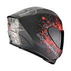 CASCO SCORPION EXO-391 WOLF NEGRO / ROJO