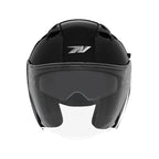Casco Jet N130, Negro Brillante
