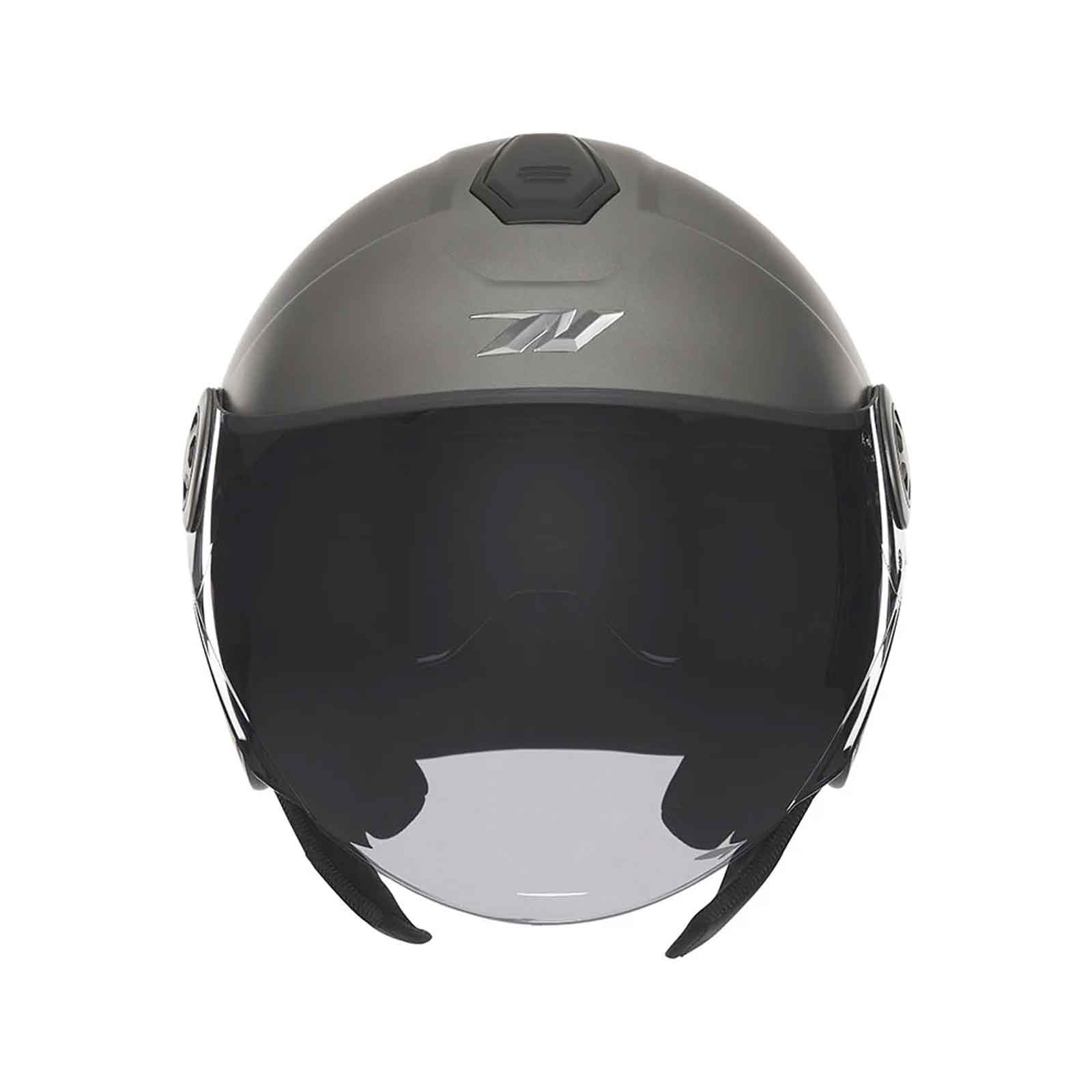 Casco jet NOX N182 titanio mate Imagen secundaria del producto