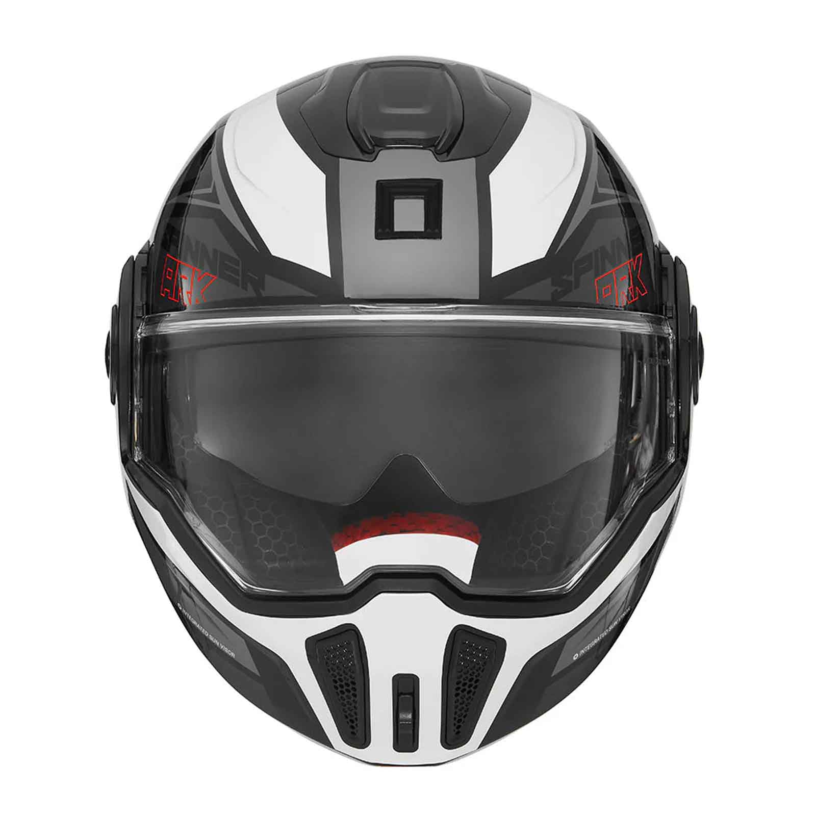 NOX Casco Abatible Premium Spinner ARK Blanco / Rosa / Negro Imagen secundaria del producto