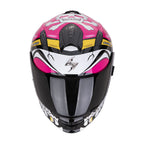 CASCO SCORPION EXO-491 PIRATE NEGRO / PINK