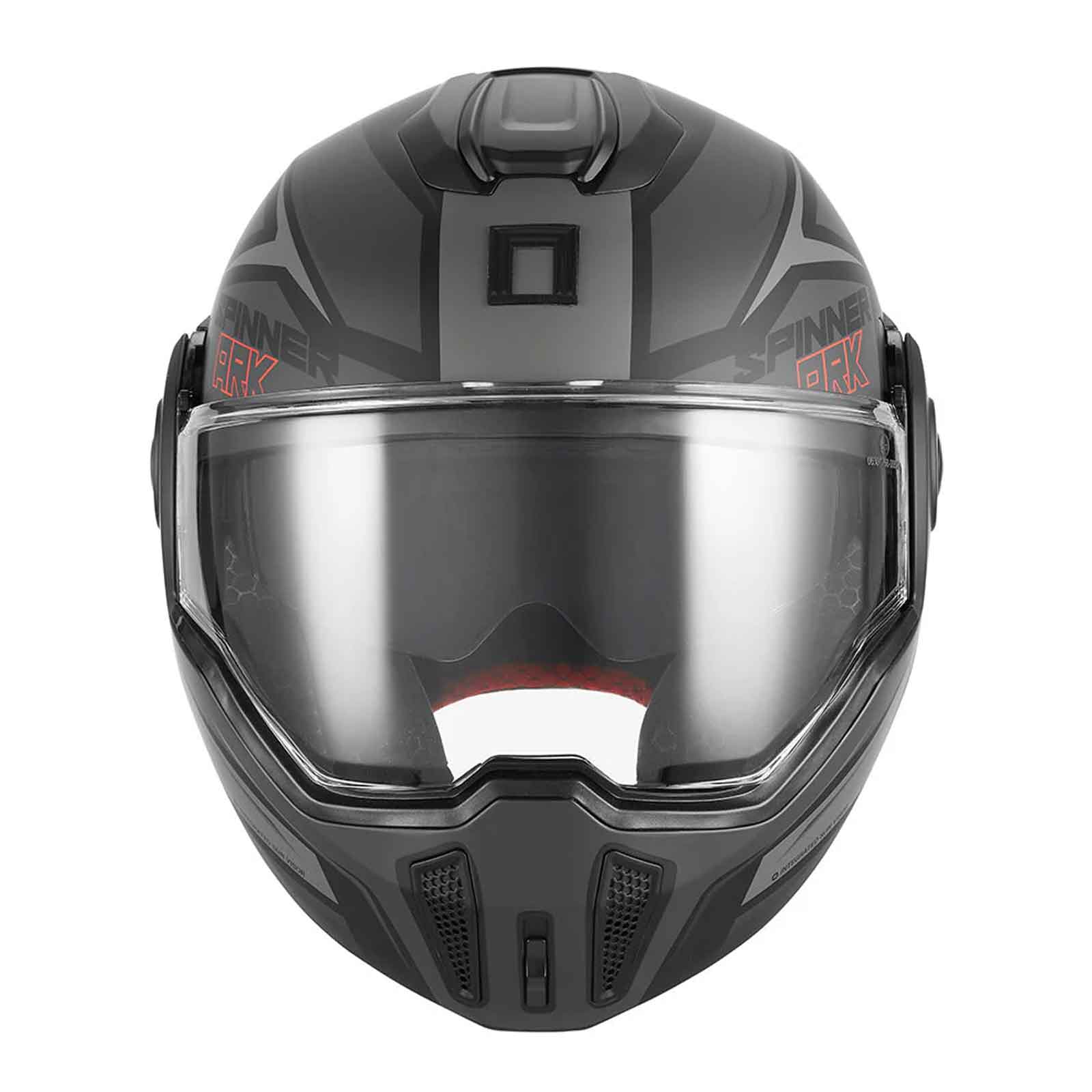 CASCO MODULAR NOX PREMIUM SPINNER ARK NEG MATT ROJO Imagen secundaria del producto