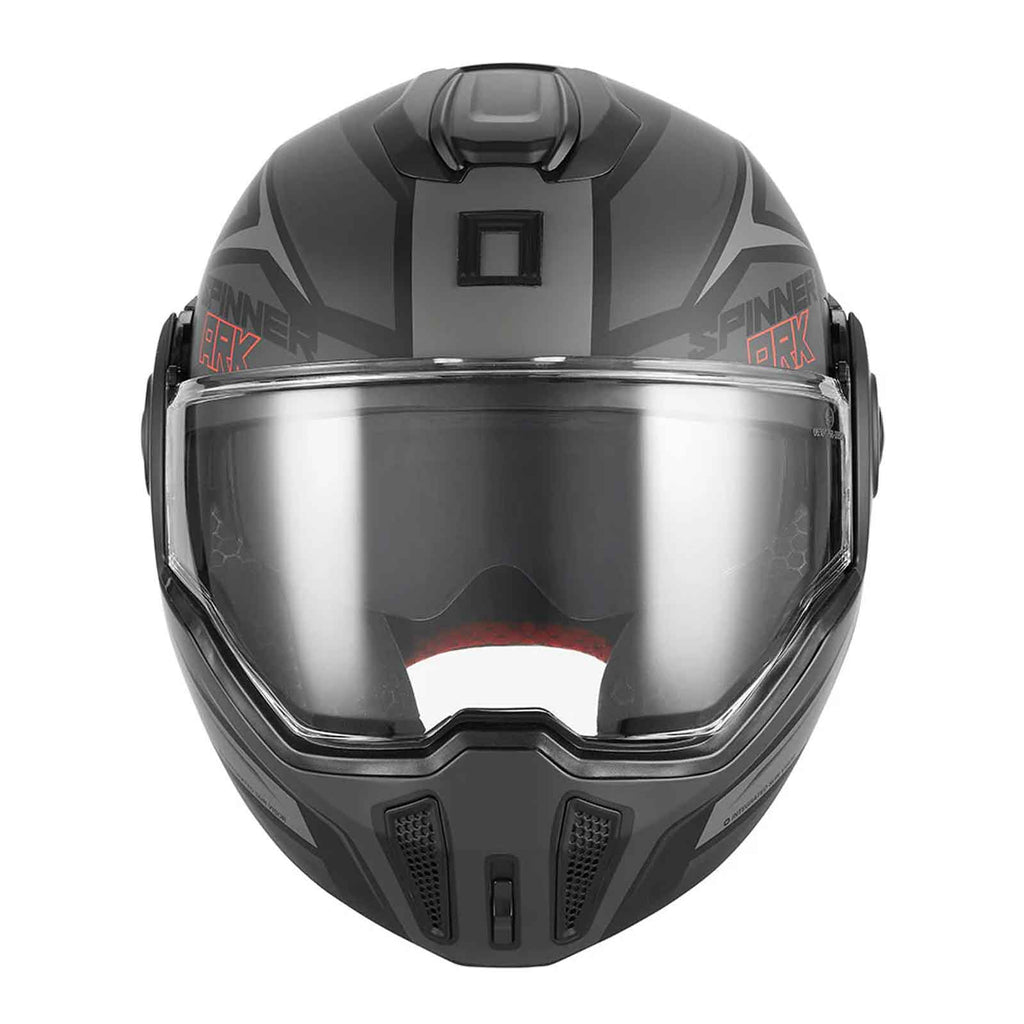 CASCO MODULAR NOX PREMIUM SPINNER ARK NEG MATT ROJO