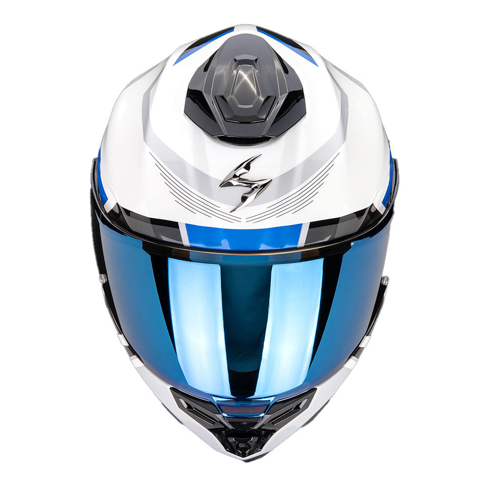 CASCO SCORPION EXO-1500 AIR ARENA BLANCO / AZUL Imagen secundaria del producto
