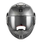 Casco Abatible NOX Premium Spinner Titanio Cepillado Mate