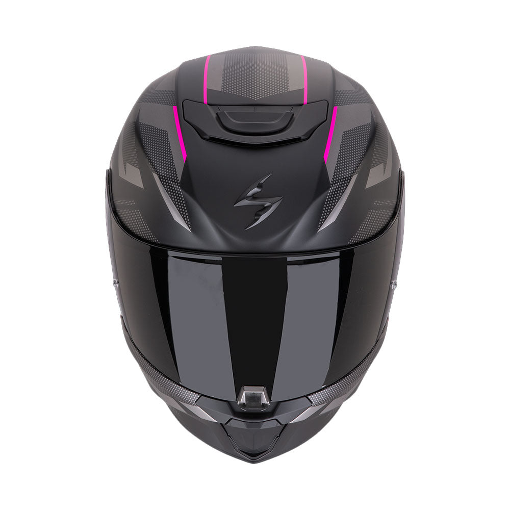 CASCO SCORPION EXO-391 AAXO NEGRO / PINK