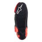Botas Supertech R Ventiladas Negro Blanco Rojo Fluo