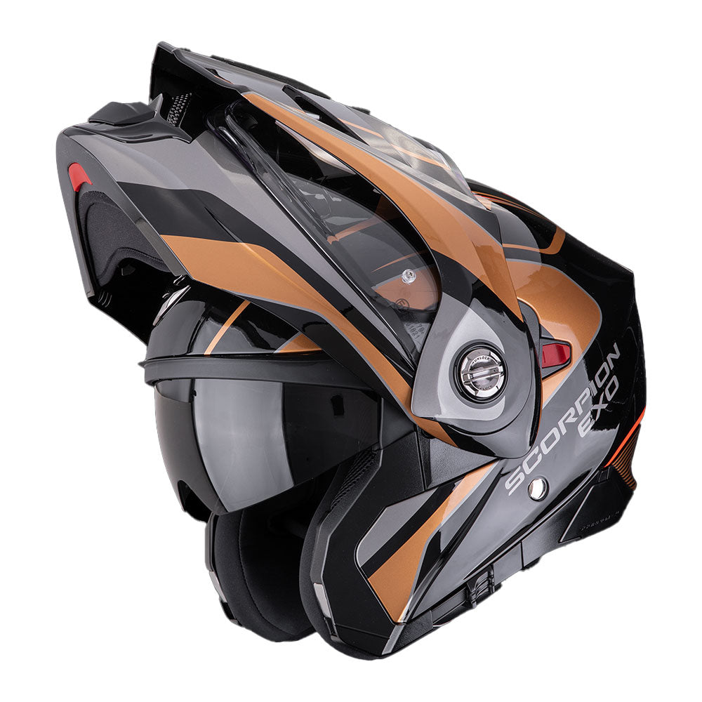 CASCO SCORPION ADX-2 KAMPS Negro-Cobre Imagen secundaria del producto