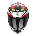 CASCO SCORPION EXO-491 PIRATE NEGRO / ROJO