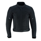 CHAQUETA DE MOTO TEXTILE MZONE ASHTON NEGRO SUMMER