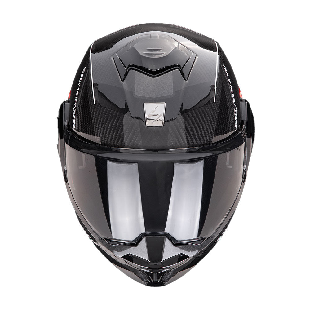 CASCO SCORPION EXO-TECH EVO CARBON CAD NEGRO-ROJO