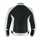 CHAQUETA DE MOTO TEXTILE MZONE ASHTON GRIS SUMMER