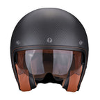 CASCO SCORPION BELFAST EVO CARBON SOLID NEGRO MATE