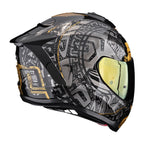CASCO SCORPION EXO-1500 AIR APUS NEGRO / GRIS / DORADO