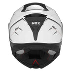 Casco Modular NOX N967 Conquer  Blaco / Negro