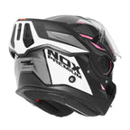 NOX Casco Abatible Premium Spinner ARK Blanco / Rosa / Negro