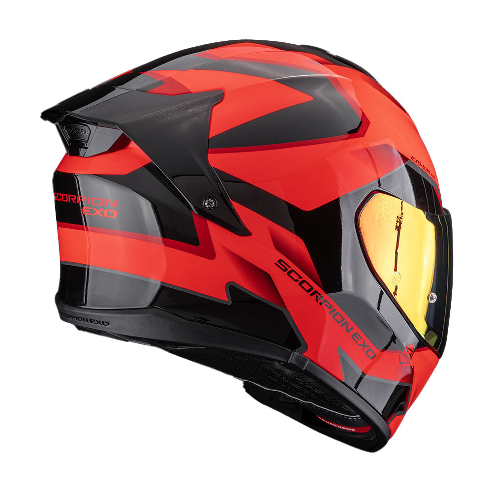 CASCO SCORPION EXO-530 AIR CLIP ROJO / NEGRO