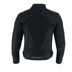 CHAQUETA DE MOTO TEXTILE MZONE ASHTON NEGRO SUMMER