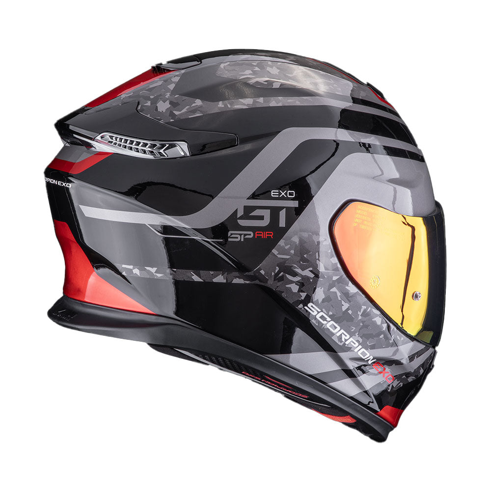 CASCO SCORPION EXO-GT SP AIR ARTEN NEGRO / ROJO