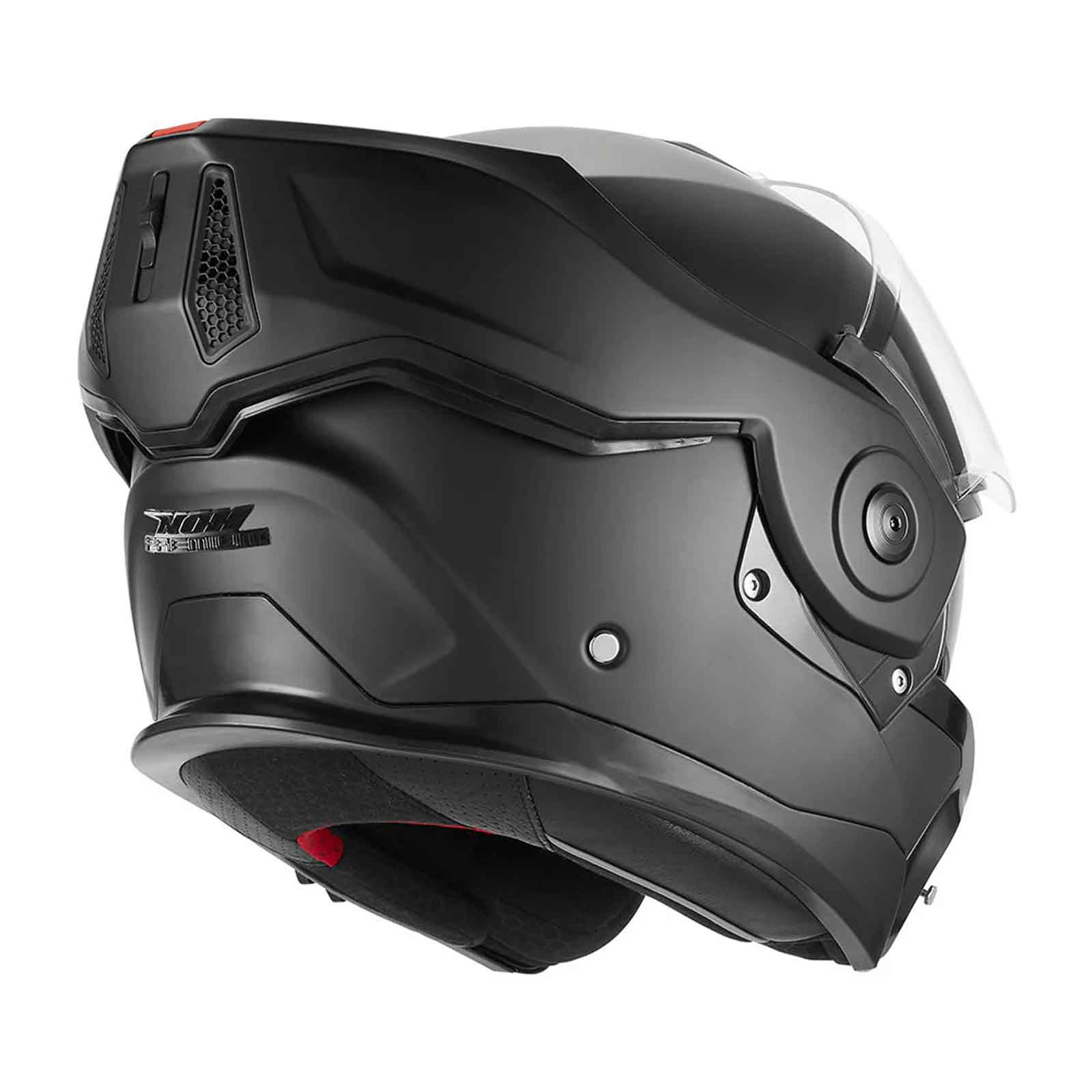 Casco Abatible NOX Premium Spinner Negro Mate