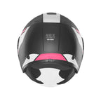 Casco jet NOX N182 Round Negro Mate / Rosa