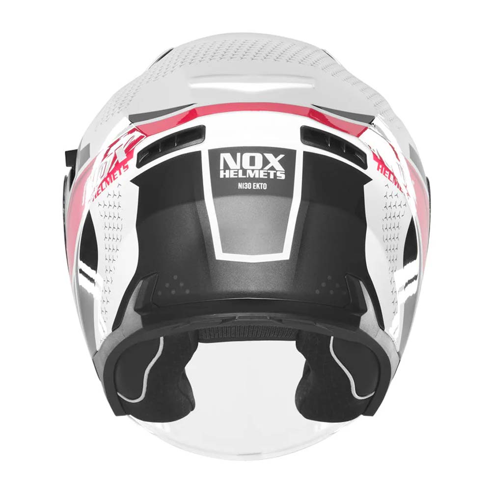 Casco Jet NOX N130 Ekto Blanco/Rosa Imagen secundaria del producto