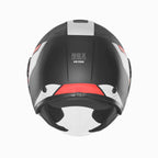 NOX N182 Casco Jet Redondo Negro Mate / Rojo