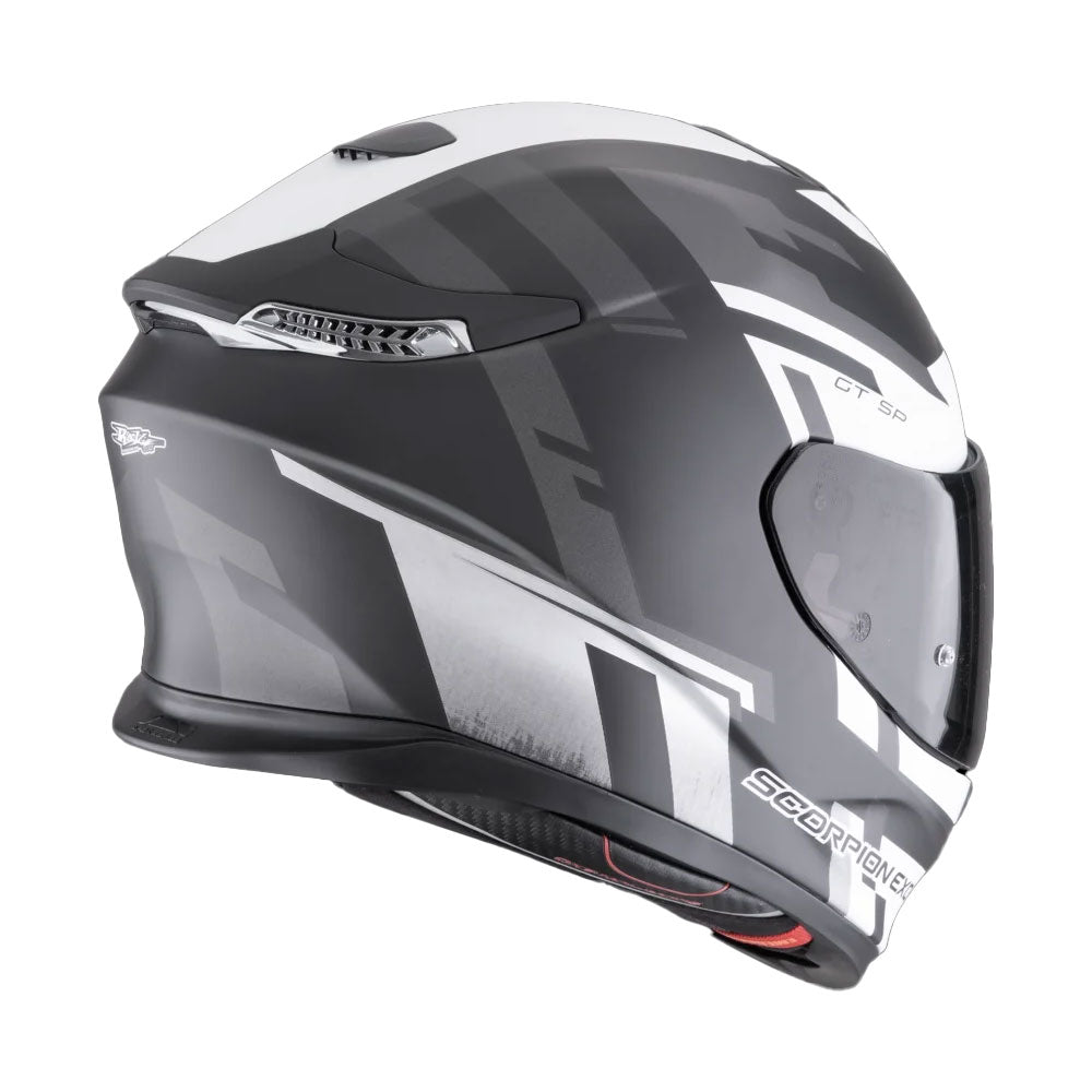 CASCO SCORPION EXO-GT SP AIR TORNADO BLANCO / NEGRO