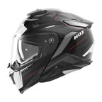 Casco Modular NOX N967 Conquer  Neg / Blanco / Rojo