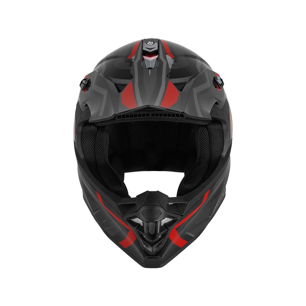 Casco CGM 367G Motocross Negro Rojo