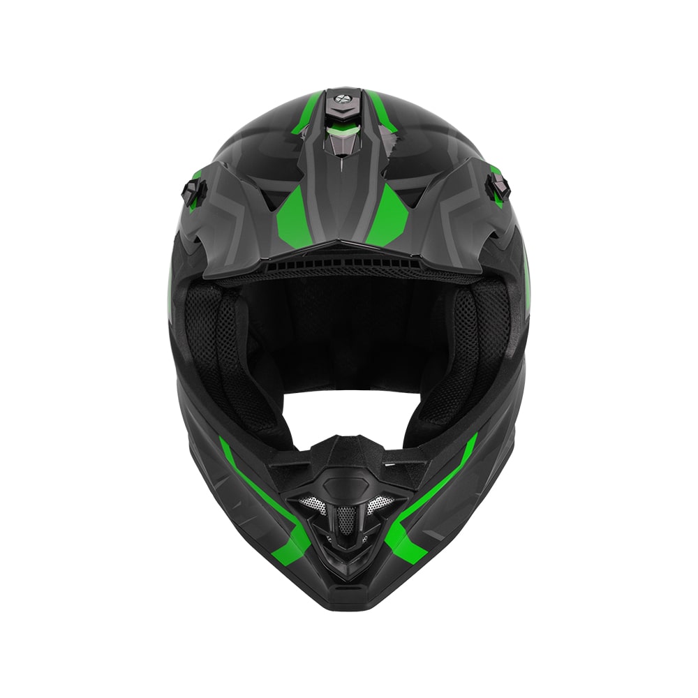 Casco CGM 367G Motocross Negro Verde