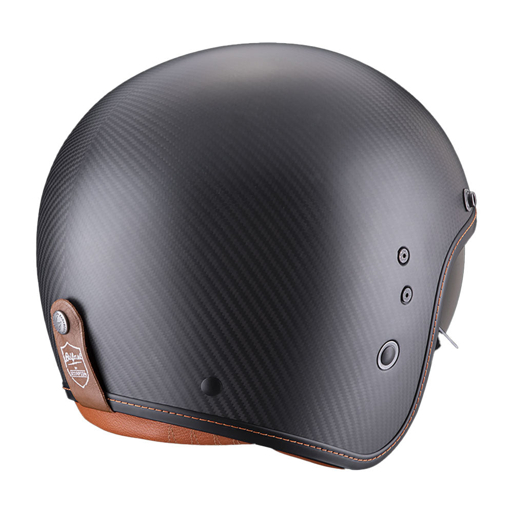 CASCO SCORPION BELFAST EVO CARBON SOLID NEGRO MATE