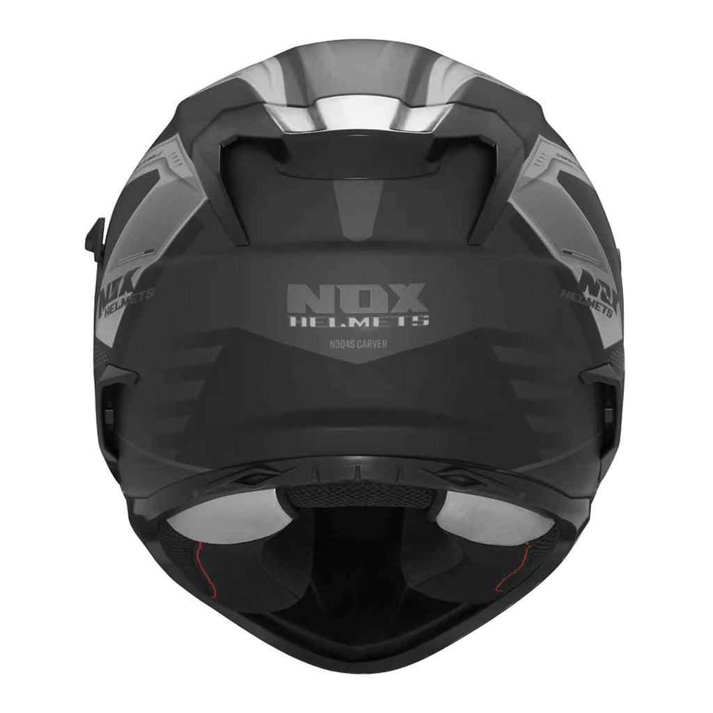 REVO N304-S CASCO INTEGRAL, NEGRO MATE Y AMARILLO