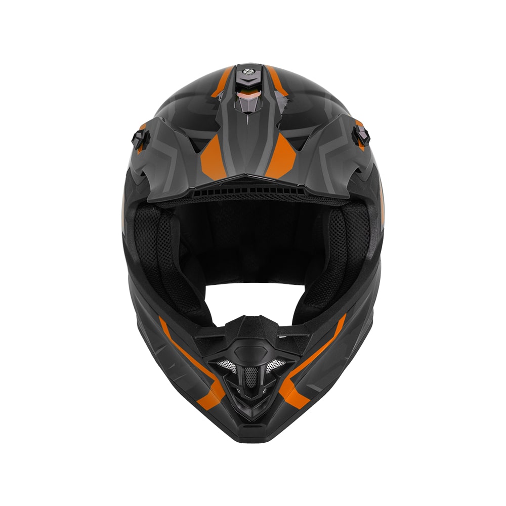Casco CGM 367G Motocross Negro Naraja