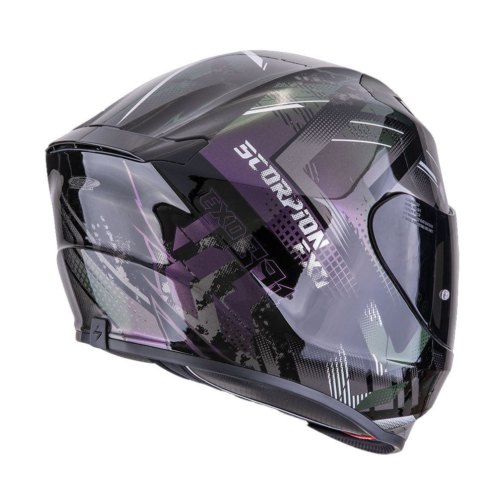 CASCO SCORPION EXO-391 CLUTTER NEGRO / CHAMELEON