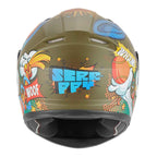 Casco integral infantil NOX N731 Scrappy, caqui mate