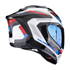 CASCO SCORPION EXO-1500 AIR SLEEK BLANCO / ROJO / AZUL